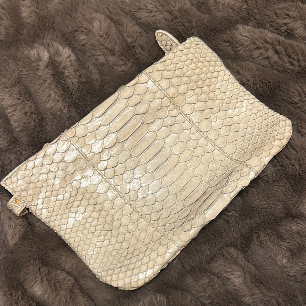 Snakeskin Jil Sander Clutch